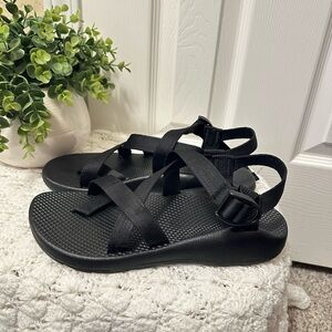 VTG Chaco Z/2 Z2 Sandals Women’s 10 Vibram Yampa Unaweep Black  Hiking Plain